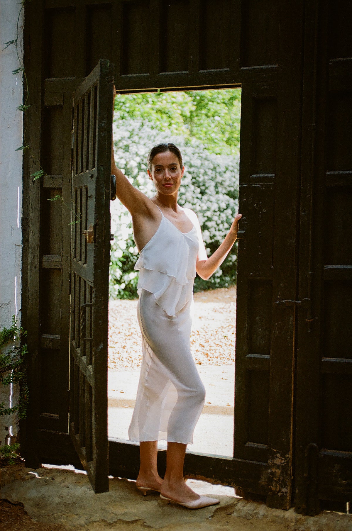 Gisela layered slip dress